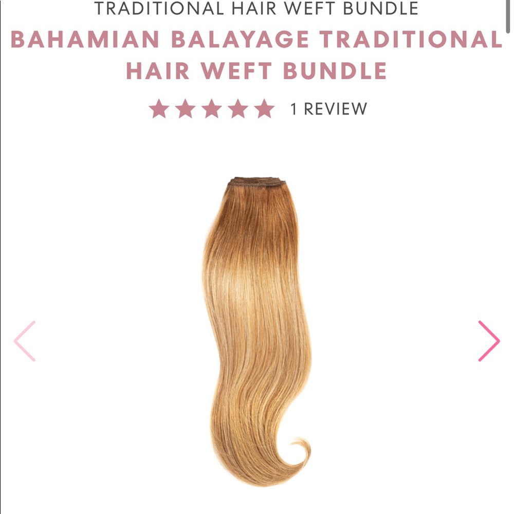 Glam Seamless 20” hair west bundle in Bahamian Balayage 2 rows